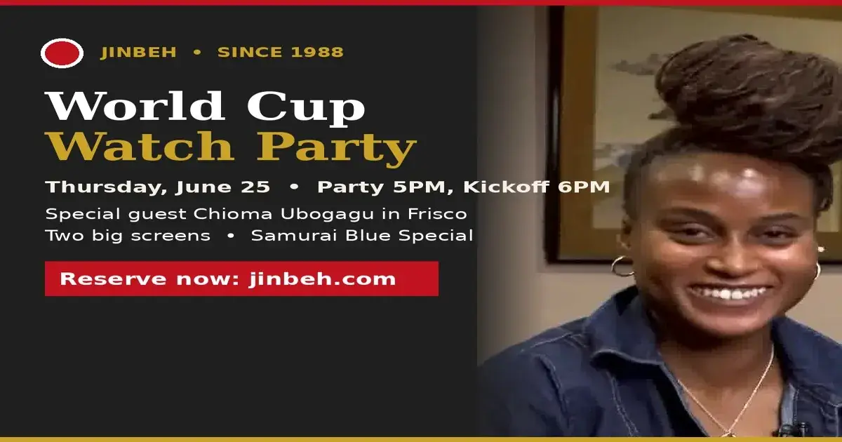 Jinbeh Featured on FOX 4 Good Day: Soccer Watch Party with Chioma Ubogagu