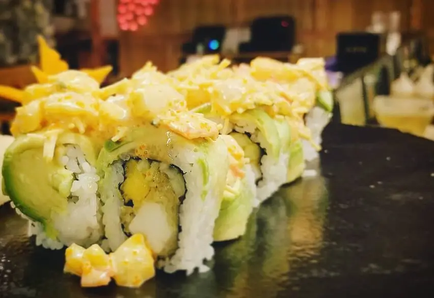 Okinawa Island roll with unique flavor combination