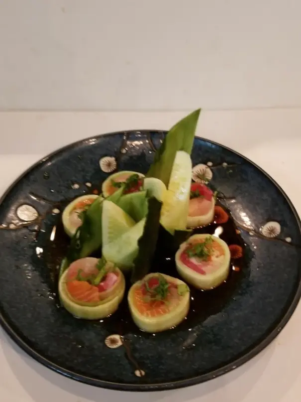 Seafood trio flame show at Jinbeh Lewisville