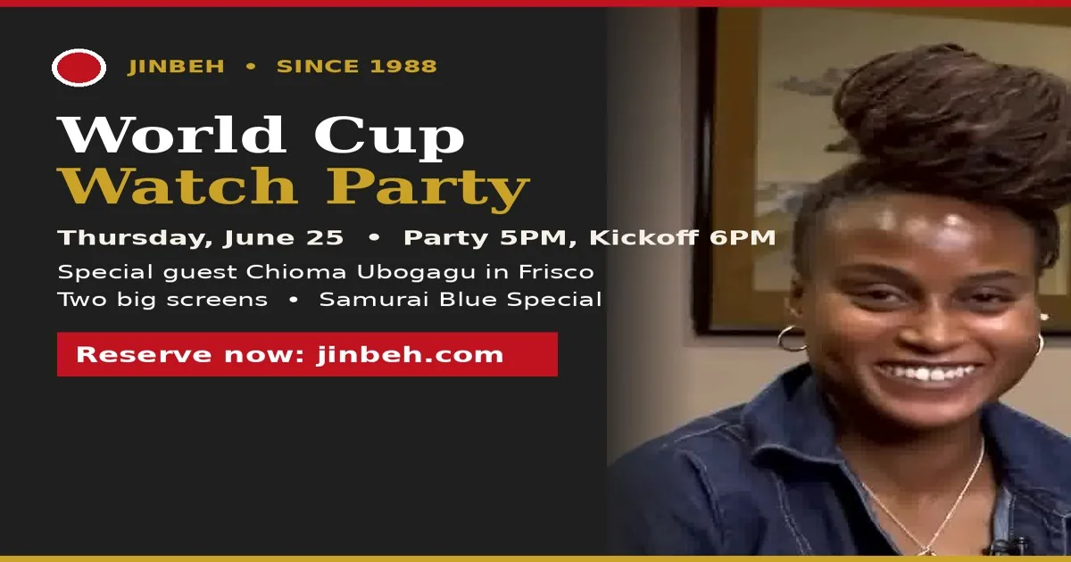 World Cup 2026 Frisco at Jinbeh Japanese restaurant